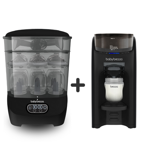 Kit Baby Brezza Sterilizer Dryer Advanced + Formula Pro Advanced Nero - product thumbnail