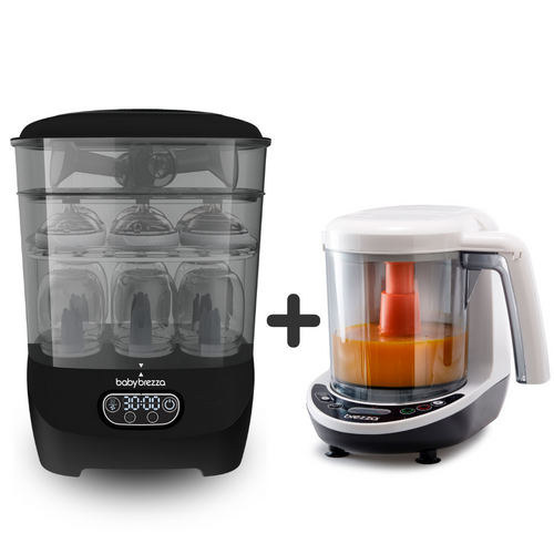 Kit Baby Brezza Sterilizer Dryer Advanced + Food Maker Deluxe - product thumbnail