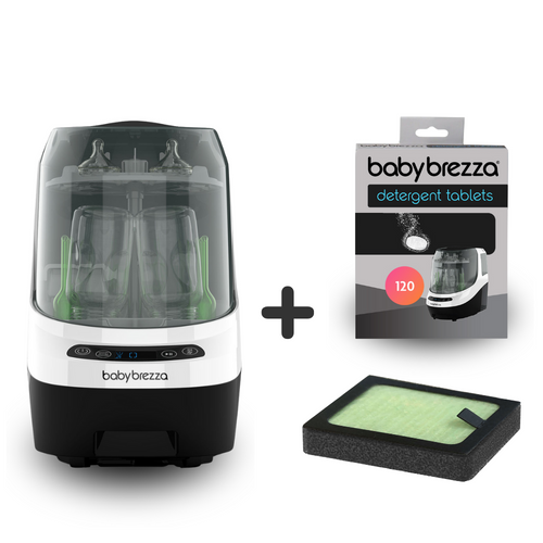 Kit Baby Brezza Bottle Washer Pro+ Filtro di ricambio HEPA + ricarica di pastiglie detergenti - product thumbnail