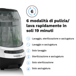 Kit Baby Brezza Bottle Washer Pro + Formula Pro Advanced Nero - product thumbnail
