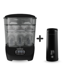 Kit Baby Brezza Sterilizer Dryer Advanced + Scaldabiberon Portatile Superfast
