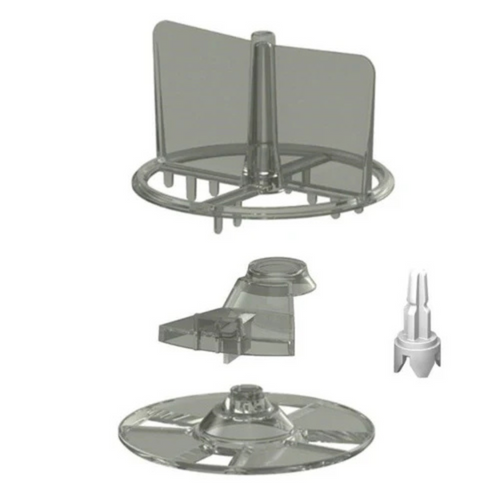 Ruota di miscelazione e misurazione, coperchio di bloccaggio con raschetto in silicone, asse per Formula Pro Mini - product thumbnail