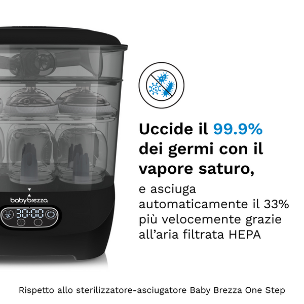 Kit Baby Brezza Sterilizer Dryer Advanced + Scaldabiberon Portatile Superfast - product thumbnail